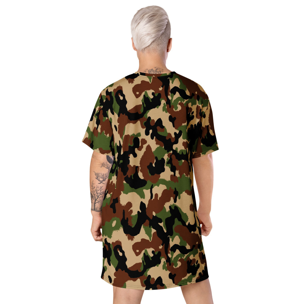 Swiss Woodland TAZ 90 CAMO T-shirt dress - Womens T-Shirt Dress