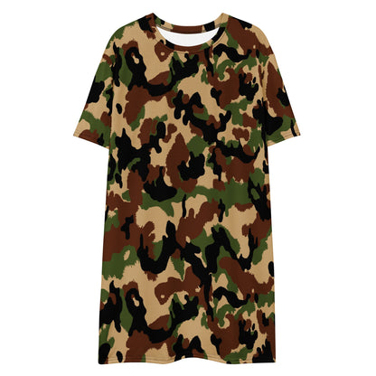 Swiss Woodland TAZ 90 CAMO T-shirt dress - Womens T-Shirt Dress