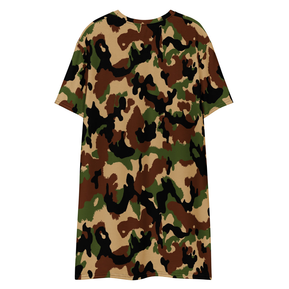 Swiss Woodland TAZ 90 CAMO T-shirt dress - Womens T-Shirt Dress