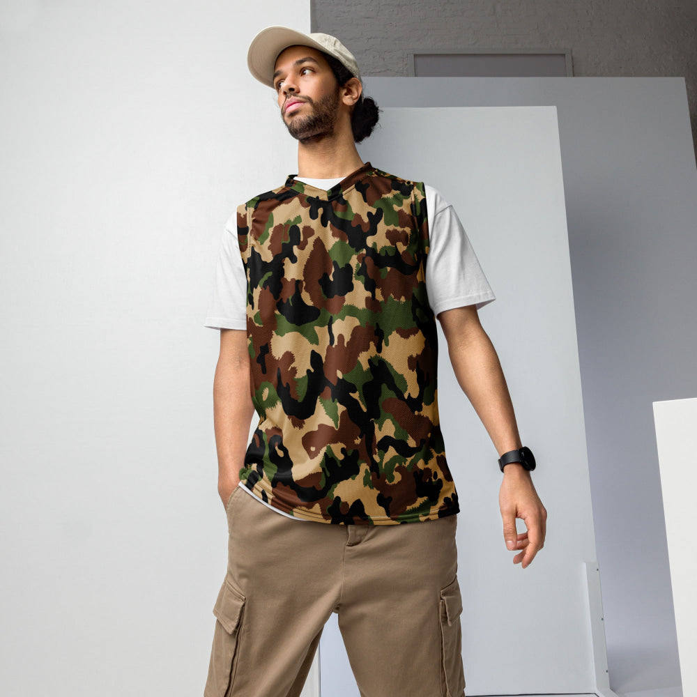 Swiss Woodland TAZ 90 CAMO unisex basketball jersey - 2XS - Unisex Basketball Jersey