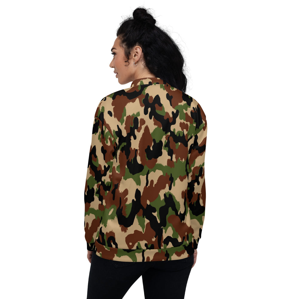 Swiss Woodland TAZ 90 CAMO Unisex Bomber Jacket