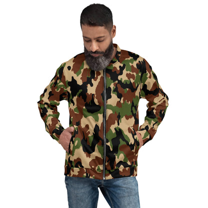 Swiss Woodland TAZ 90 CAMO Unisex Bomber Jacket