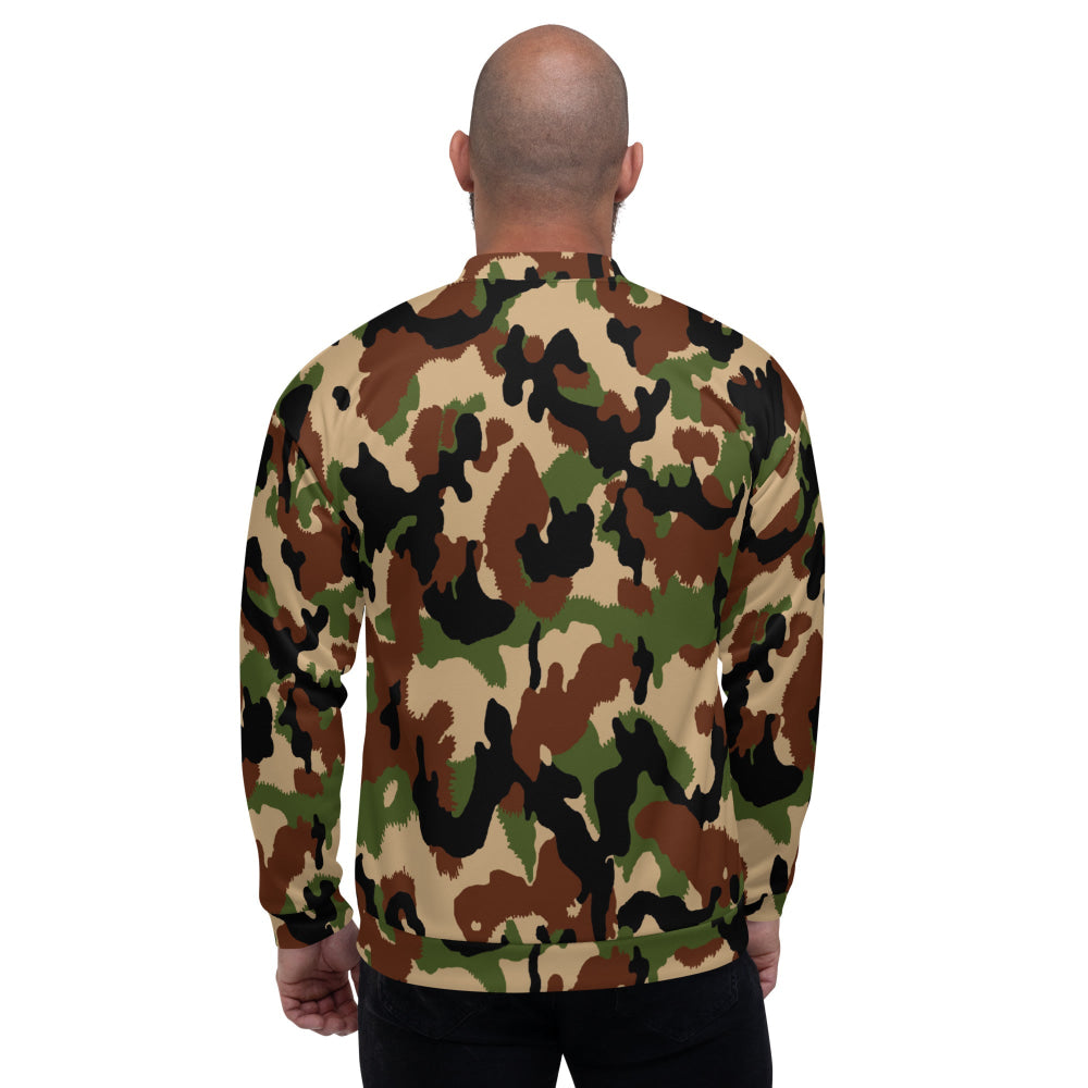 Swiss Woodland TAZ 90 CAMO Unisex Bomber Jacket