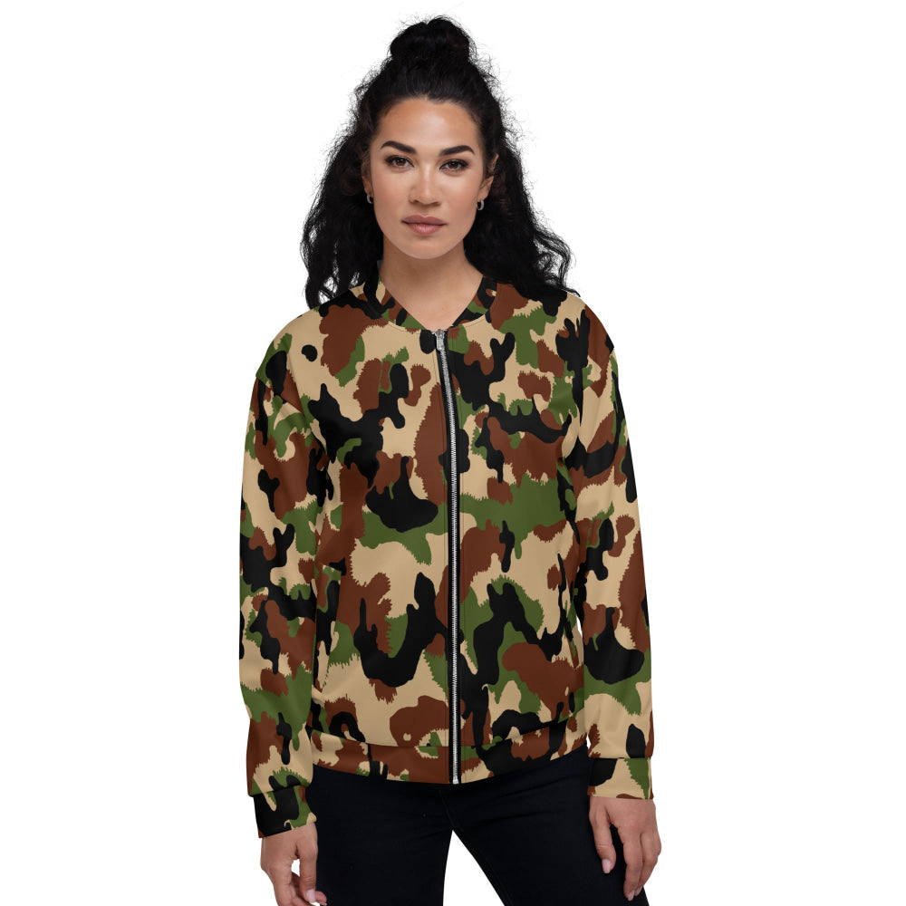 Swiss Woodland TAZ 90 CAMO Unisex Bomber Jacket