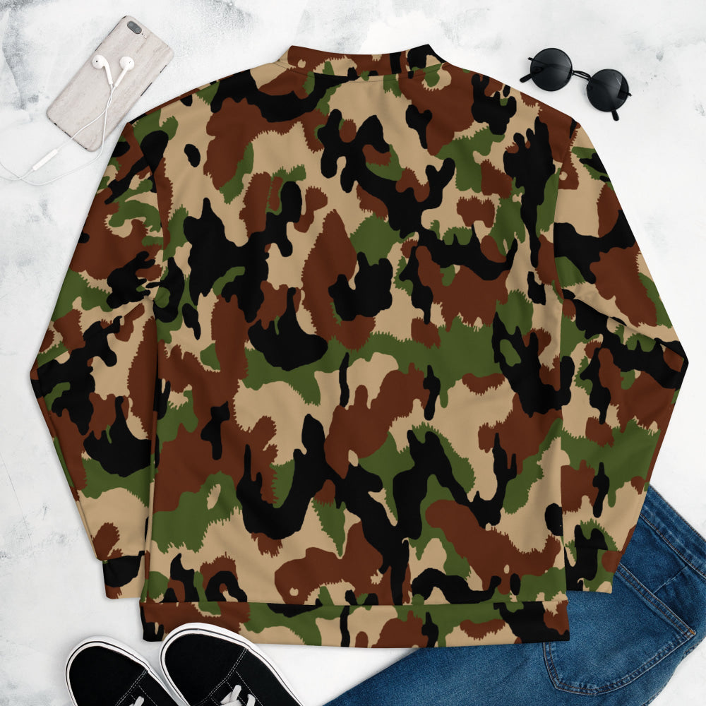 Swiss Woodland TAZ 90 CAMO Unisex Bomber Jacket