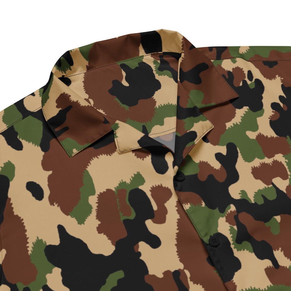 Swiss Woodland TAZ 90 CAMO Unisex button shirt - Button Shirt