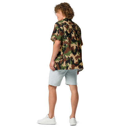 Swiss Woodland TAZ 90 CAMO Unisex button shirt - Button Shirt