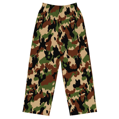 Swiss Woodland TAZ 90 CAMO unisex wide-leg pants - 2XS - Unisex Wide-Leg Pants