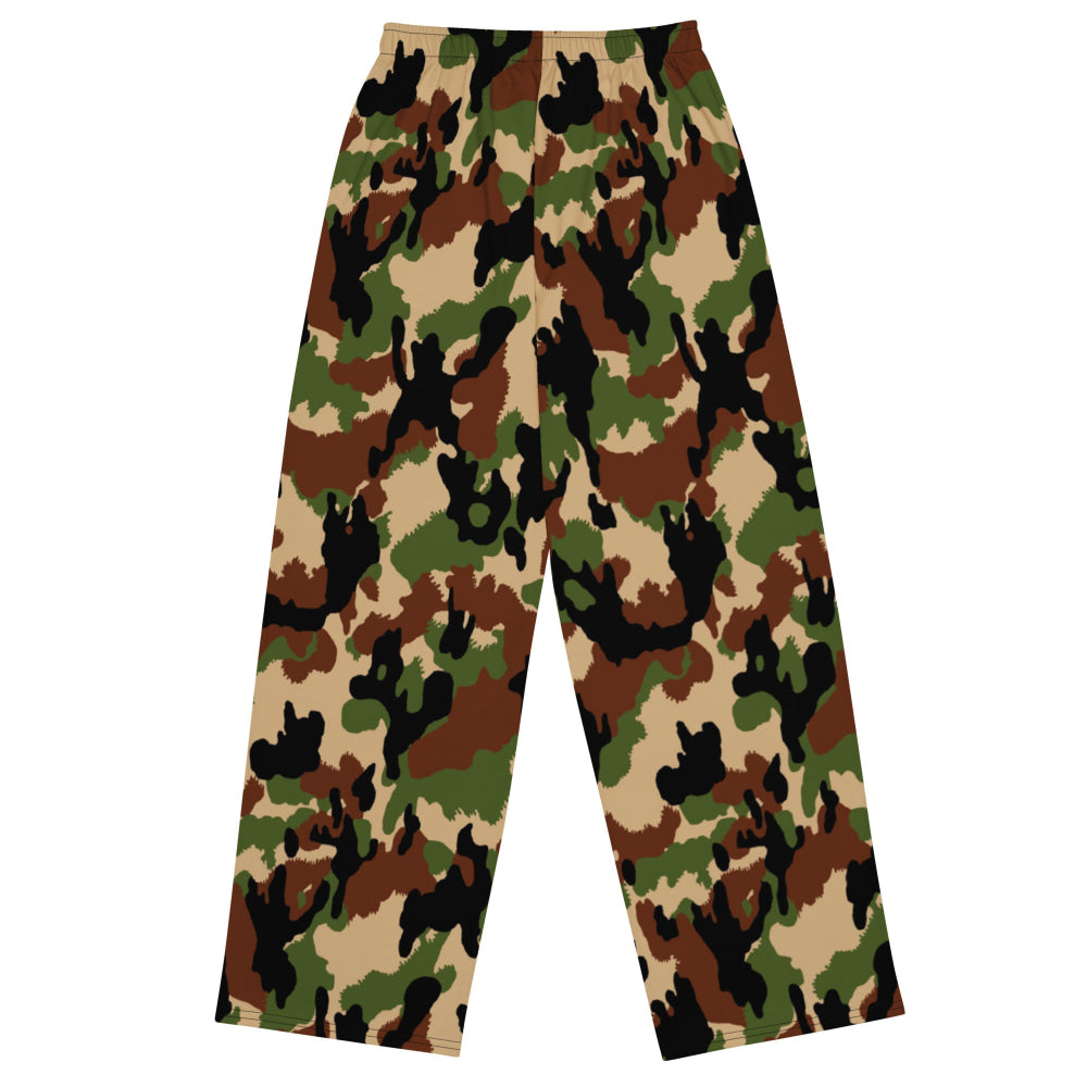 Swiss Woodland TAZ 90 CAMO unisex wide-leg pants - Unisex Wide-Leg Pants