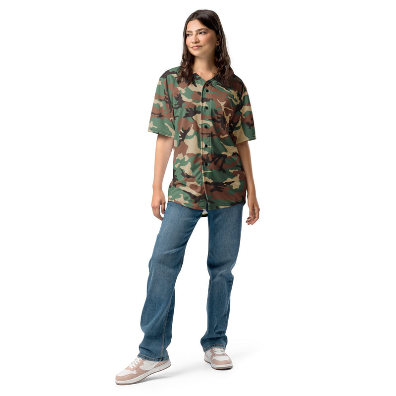 ERDL Leaf Syrian Woodland CAMO Unisex Baseball Jersey