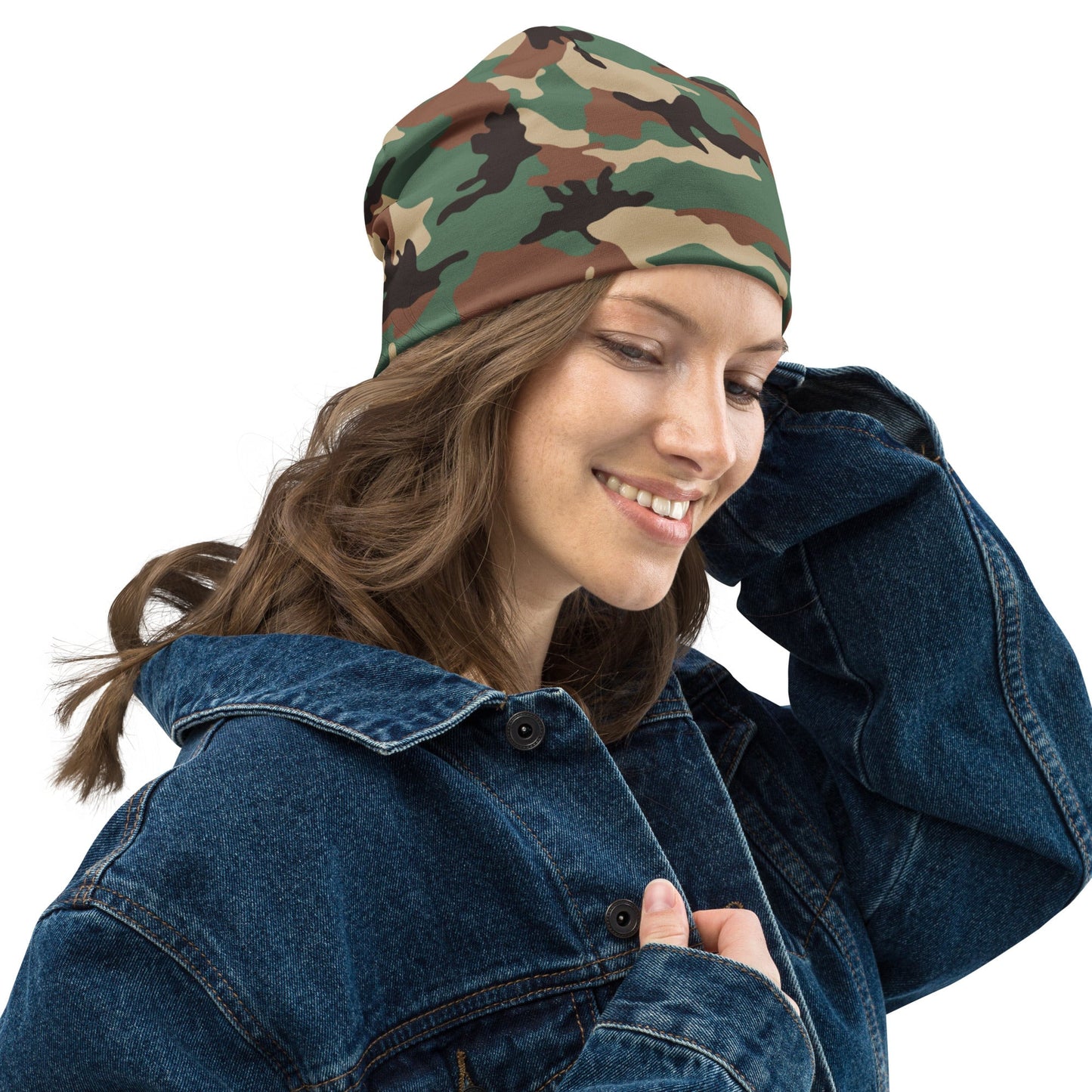 Syrian ERDL Leaf Woodland CAMO Beanie - Beanies