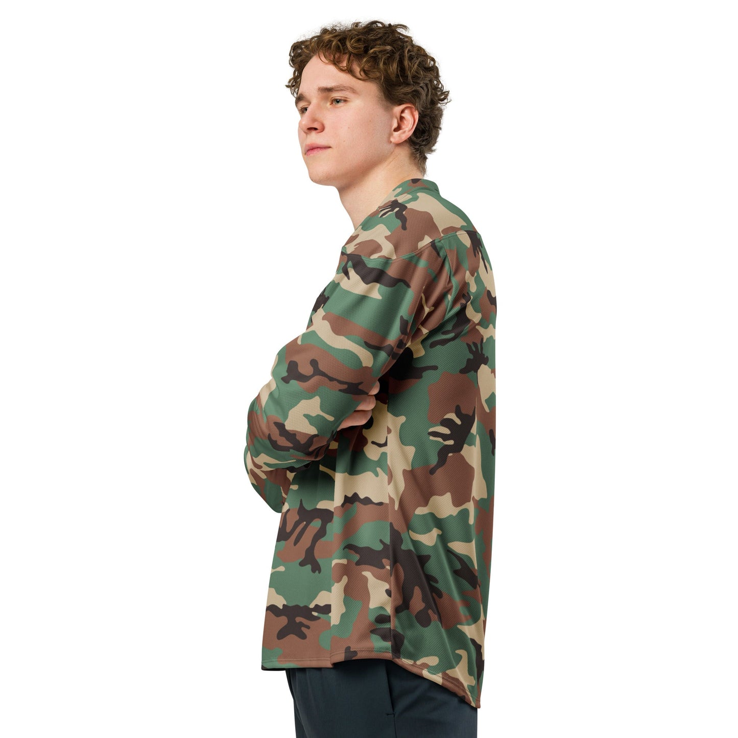 Syrian ERDL Leaf Woodland CAMO hockey fan jersey - 2XS - Hockey Jerseys