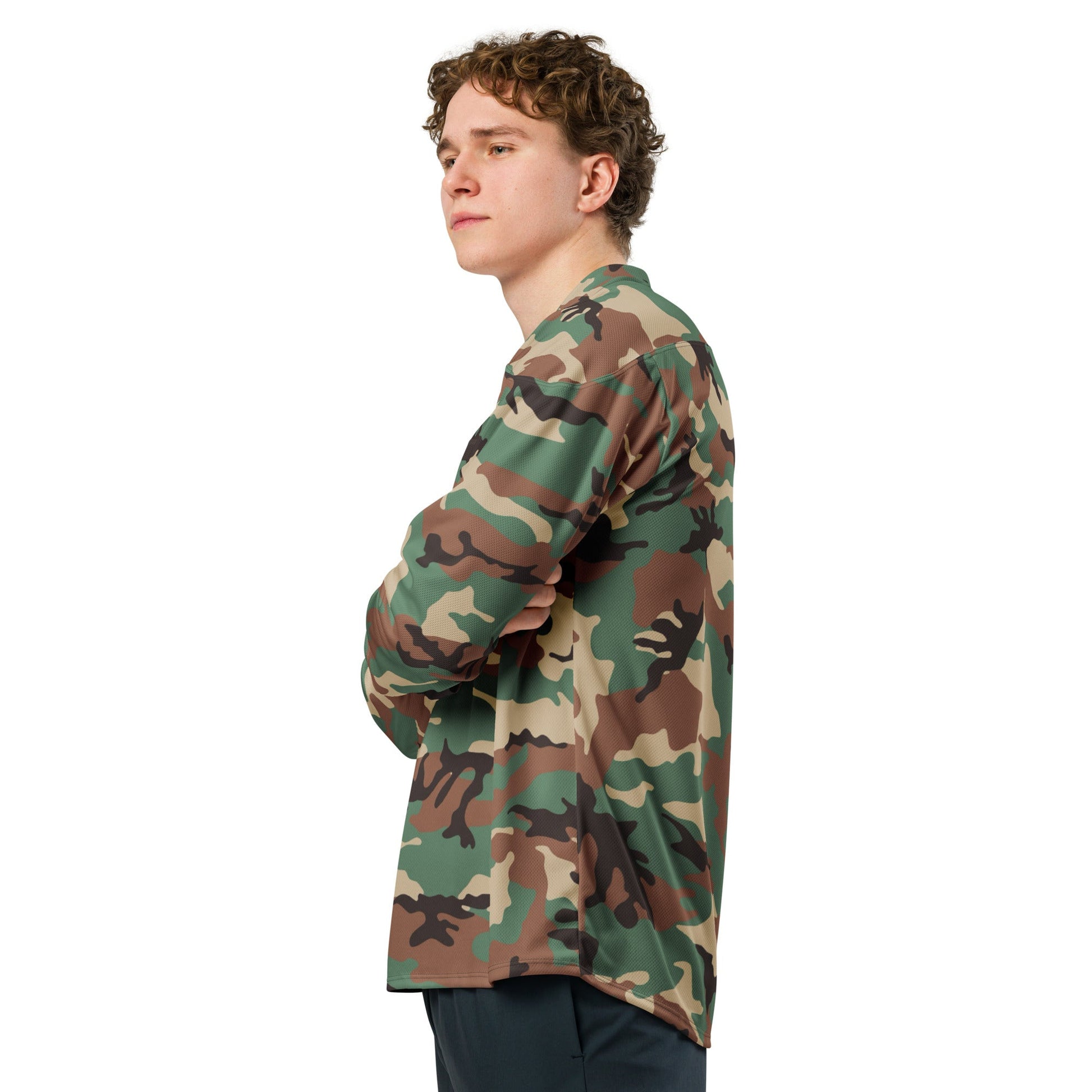 Syrian ERDL Leaf Woodland CAMO hockey fan jersey - 2XS - Hockey Jerseys