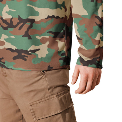 Syrian ERDL Leaf Woodland CAMO hockey fan jersey - Hockey Jerseys