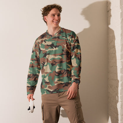 Syrian ERDL Leaf Woodland CAMO hockey fan jersey - Hockey Jerseys