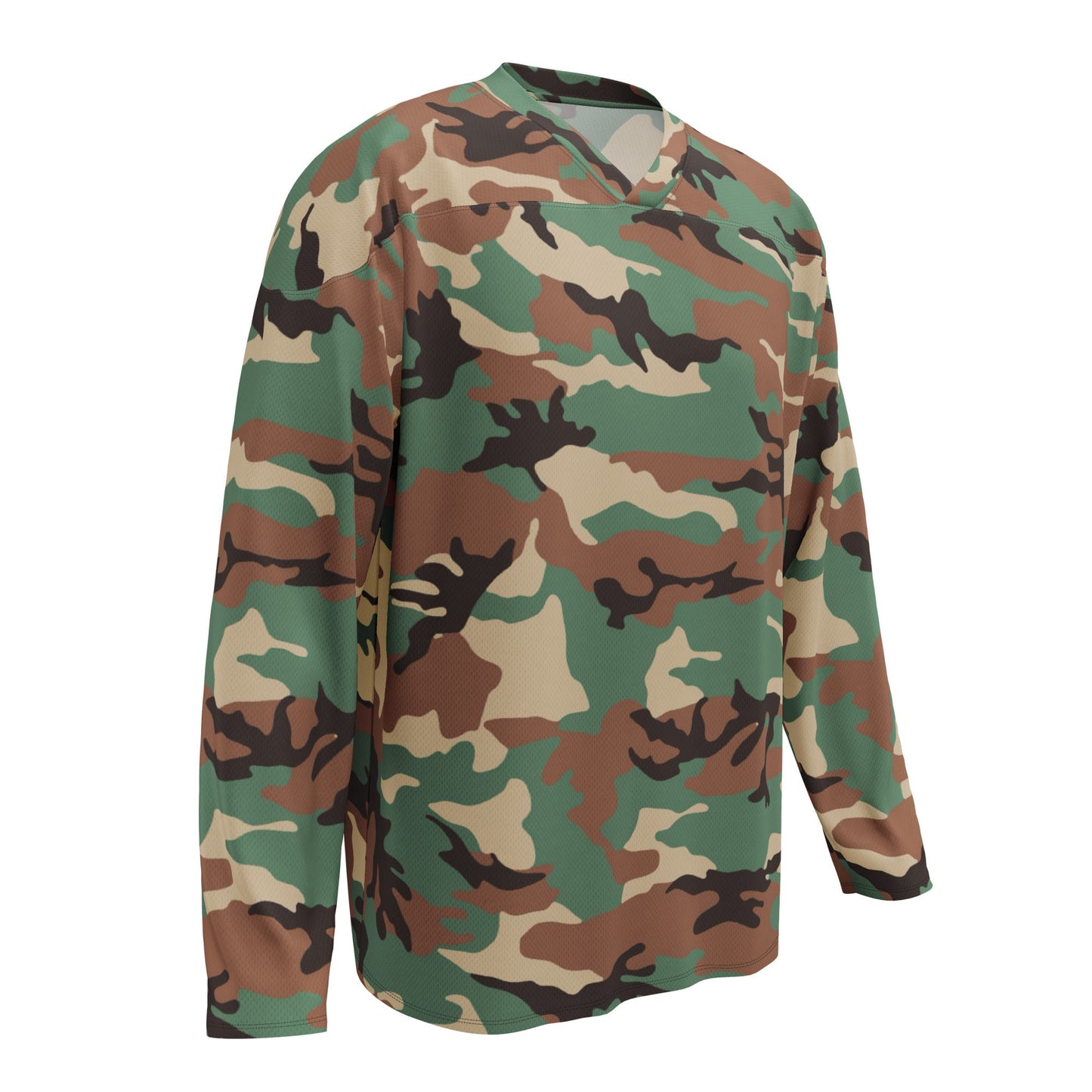 Syrian ERDL Leaf Woodland CAMO hockey fan jersey - Hockey Jerseys