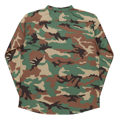 Syrian ERDL Leaf Woodland CAMO hockey fan jersey - Hockey Jerseys