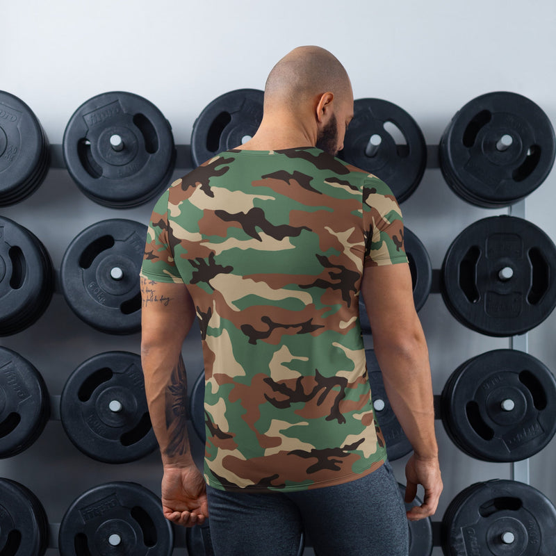 ERDL Leaf Syrian Woodland CAMO Mens Athletic T-Shirt - Shirt