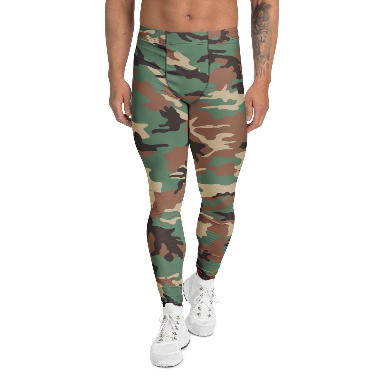 Syrian ERDL Leaf Woodland CAMO Mens Leggings - XS
