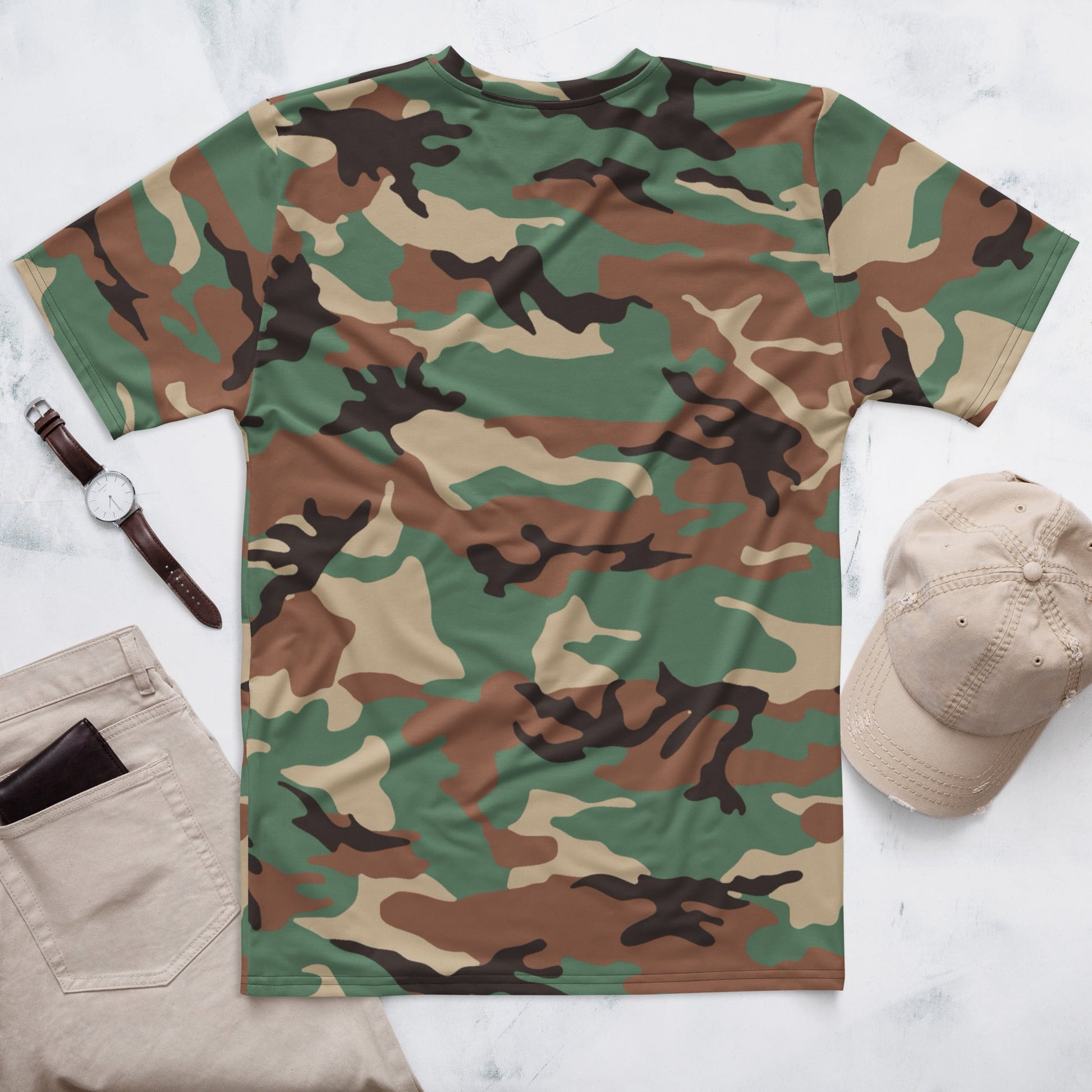 Syrian ERDL Leaf Woodland CAMO Mens t-shirt - T-Shirts
