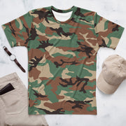 ERDL Leaf Syrian Woodland CAMO Mens T-Shirt - XS