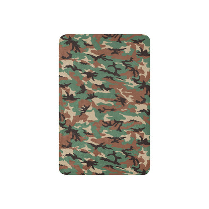 Syrian ERDL Leaf Woodland CAMO Sherpa blanket - Blankets