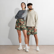 ERDL Leaf Syrian Woodland CAMO Unisex Athletic Long Shorts