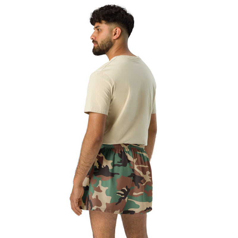 ERDL Leaf Syrian Woodland CAMO Unisex Athletic Shorts