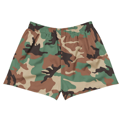 Syrian ERDL Leaf Woodland CAMO Unisex Athletic Shorts