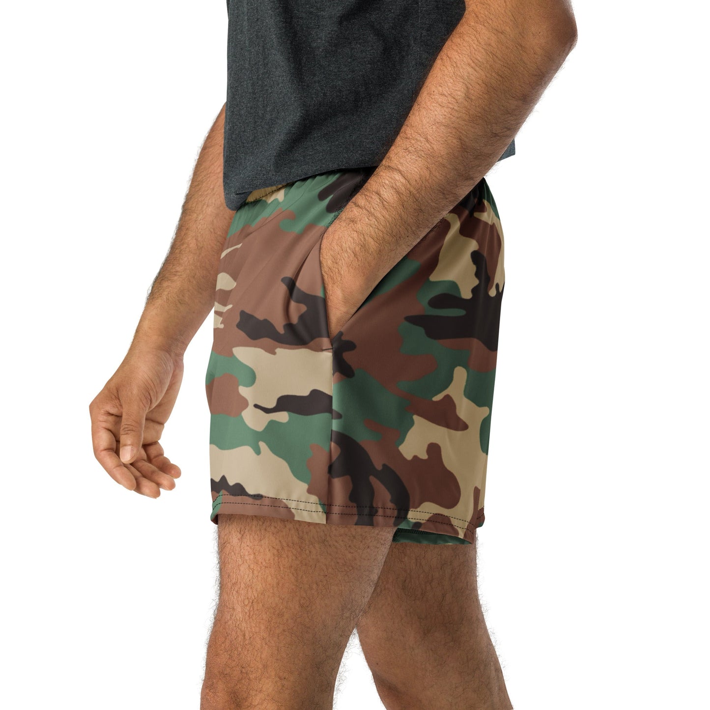 Syrian ERDL Leaf Woodland CAMO Unisex Athletic Shorts - XS