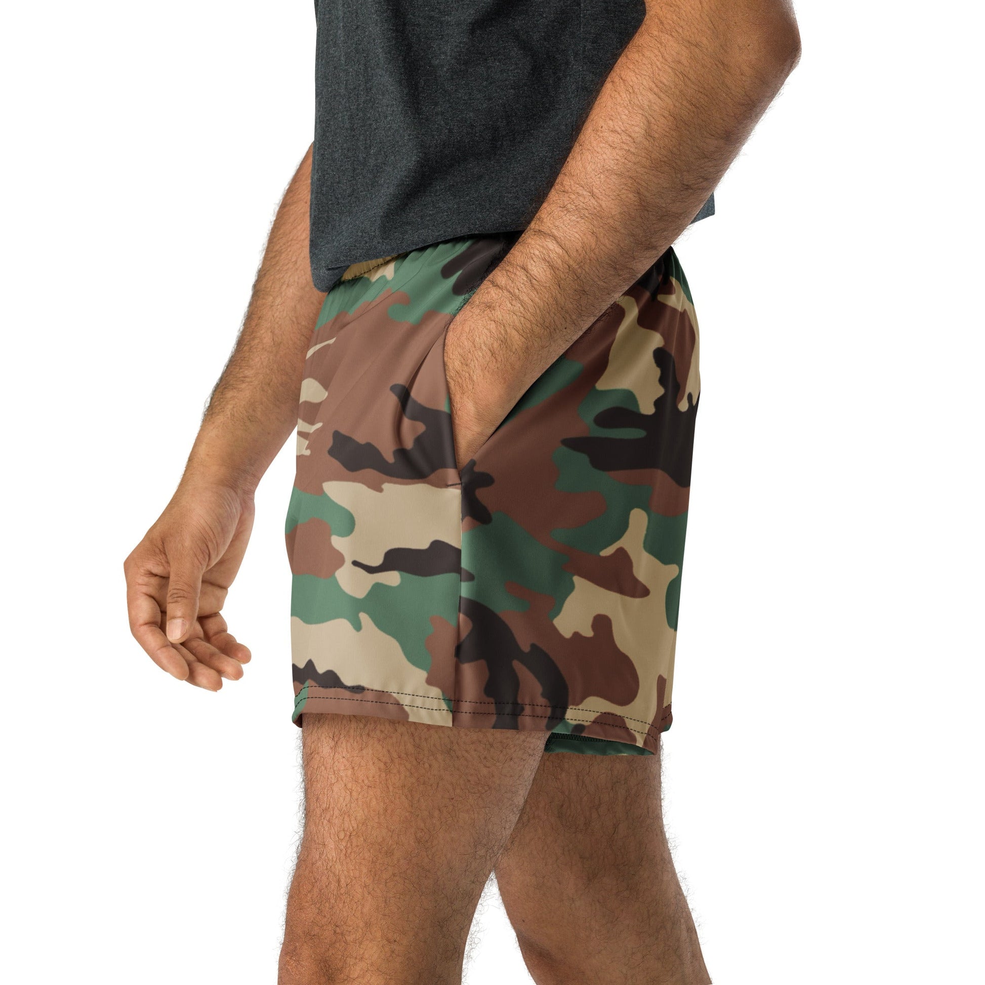 Syrian ERDL Leaf Woodland CAMO Unisex Athletic Shorts - XS