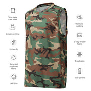 ERDL Leaf Syrian Woodland CAMO Unisex Basketball Jersey