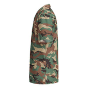 ERDL Leaf Syrian Woodland CAMO Unisex Short-Sleeve Button Shirt - Button-Up