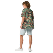 ERDL Leaf Syrian Woodland CAMO Unisex Short-Sleeve Button Shirt - Button-Up