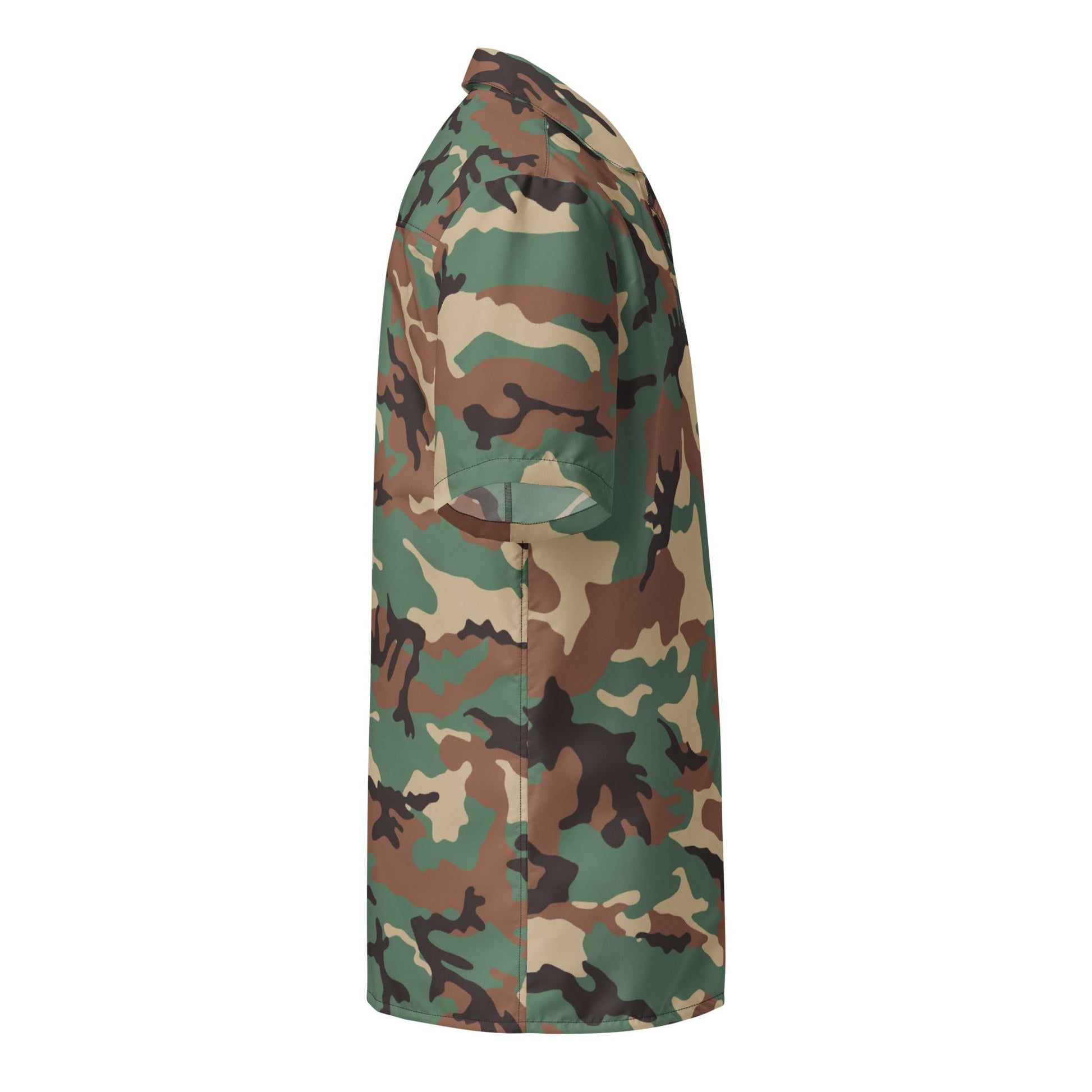 Syrian ERDL Leaf Woodland CAMO Unisex button shirt - Button Shirts