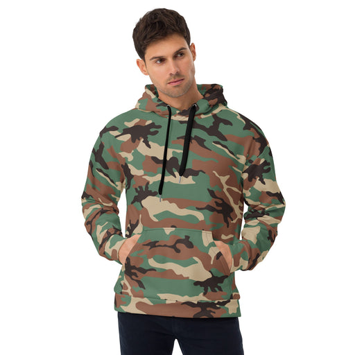 ERDL Leaf Syrian Woodland CAMO Unisex Hoodie - 2XS