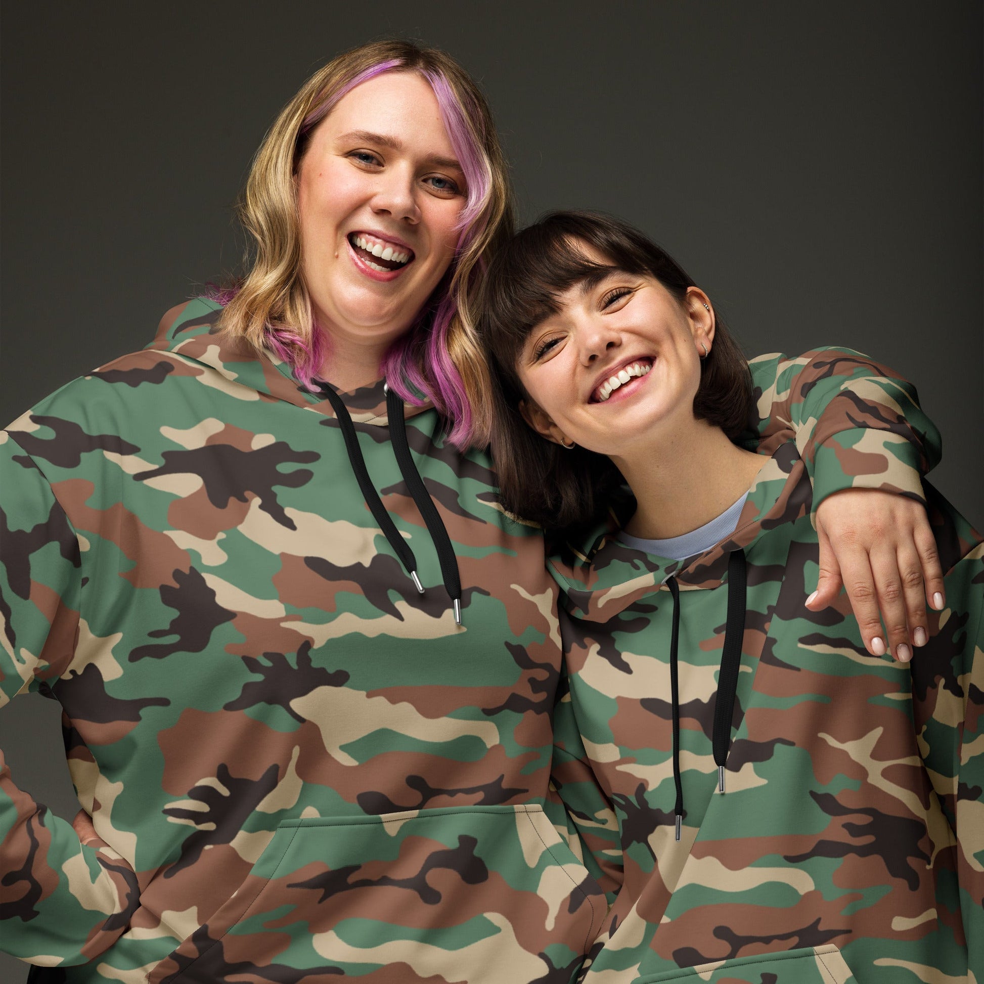 Syrian ERDL Leaf Woodland CAMO Unisex Hoodie - Hoodies