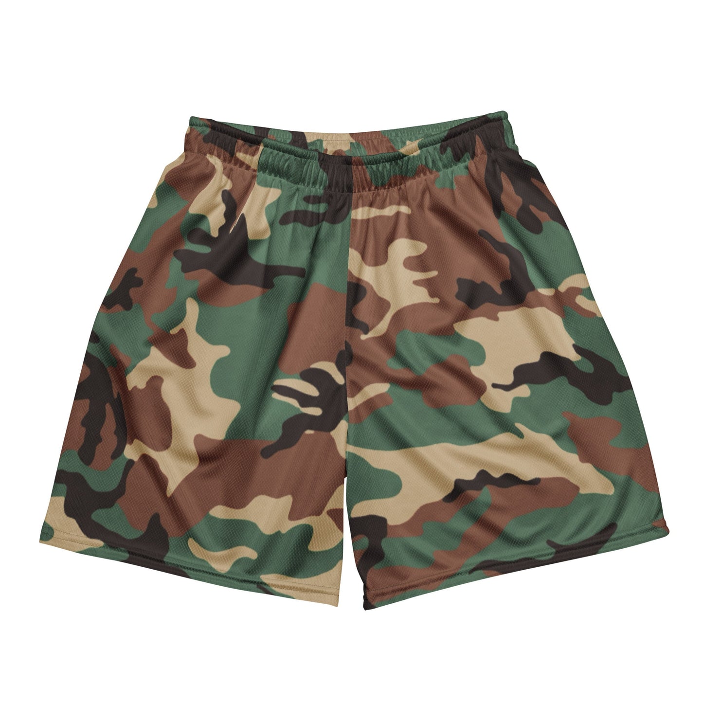 Syrian ERDL Leaf Woodland CAMO Unisex mesh shorts - 2XS - Mesh Shorts