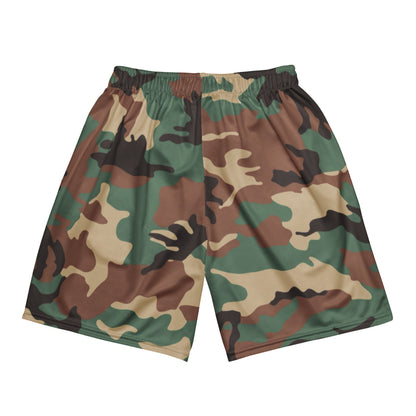 Syrian ERDL Leaf Woodland CAMO Unisex mesh shorts - Mesh Shorts