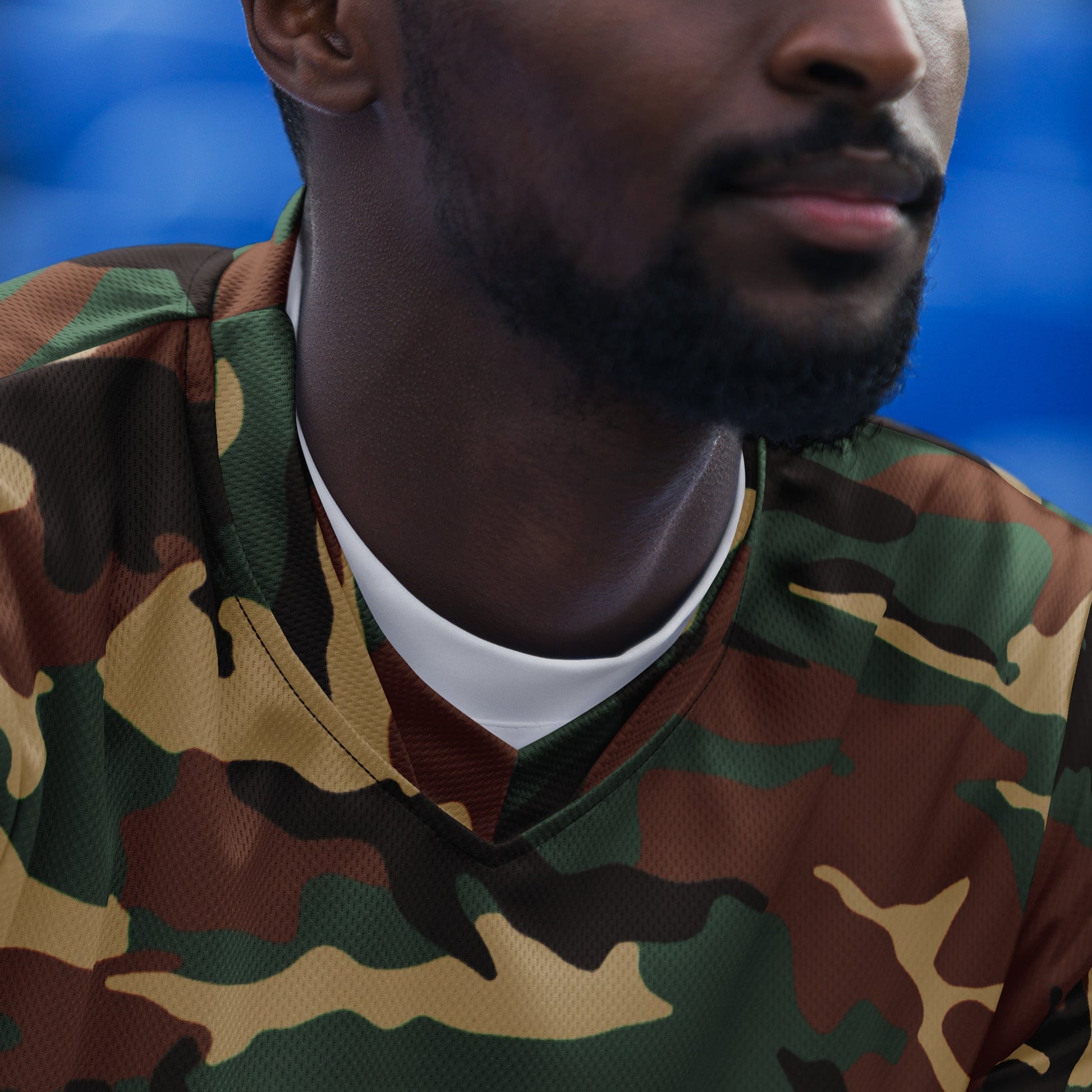 Syrian ERDL Leaf Woodland CAMO unisex sports jersey - Sports Jerseys