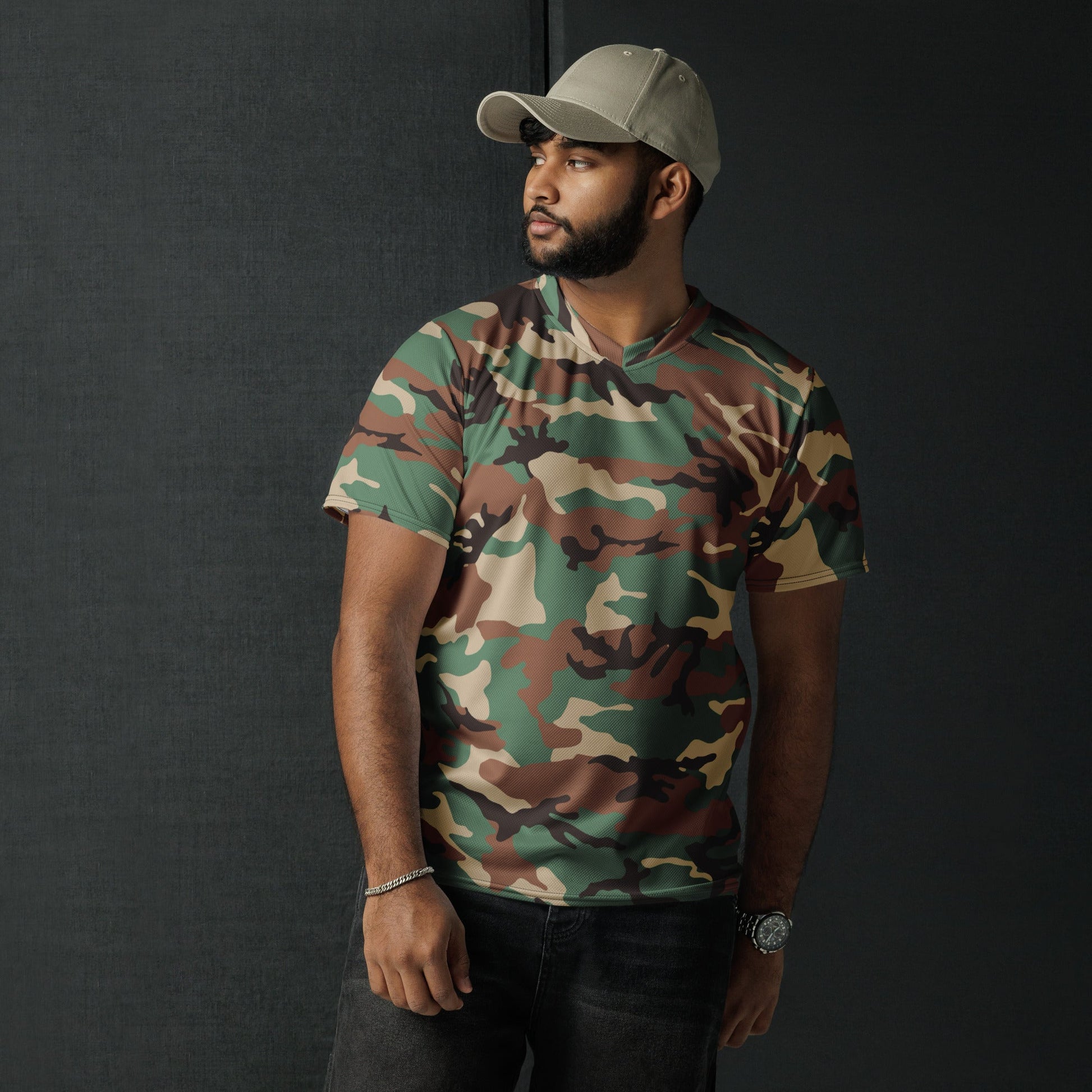 Syrian ERDL Leaf Woodland CAMO unisex sports jersey - Sports Jerseys