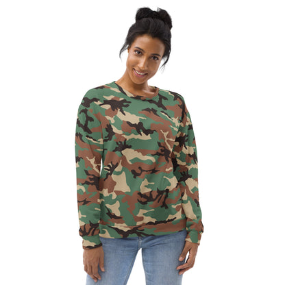 Syrian ERDL Leaf Woodland CAMO Unisex Sweatshirt - Sweatshirts