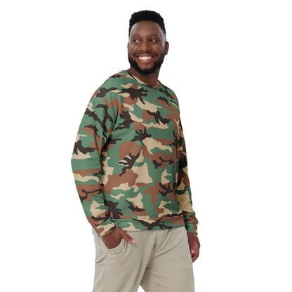 Syrian ERDL Leaf Woodland CAMO Unisex Sweatshirt - Sweatshirts