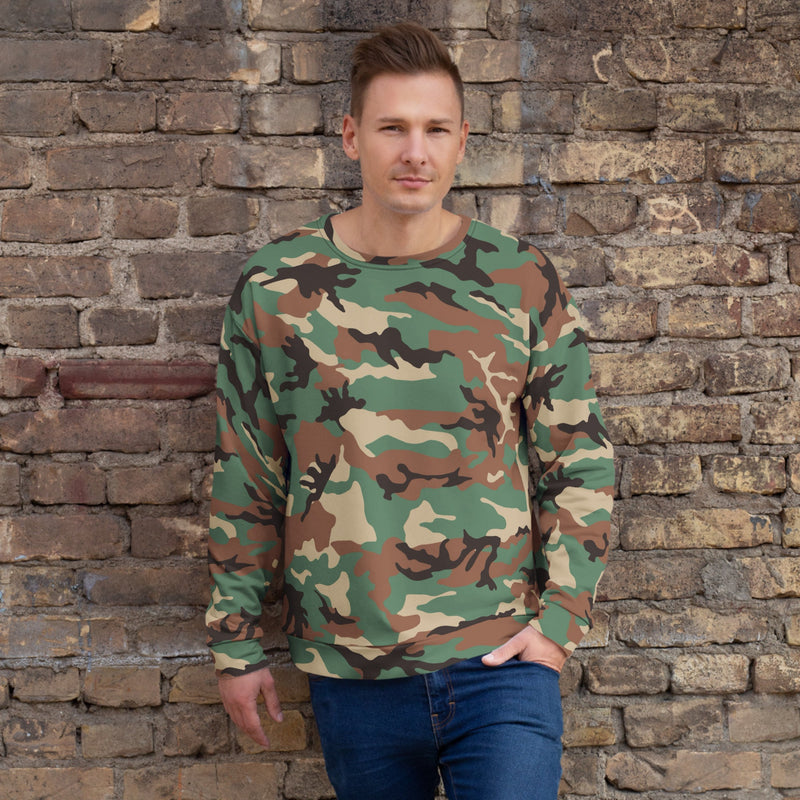 ERDL Leaf Syrian Woodland CAMO Unisex Sweatshirt - 2XS