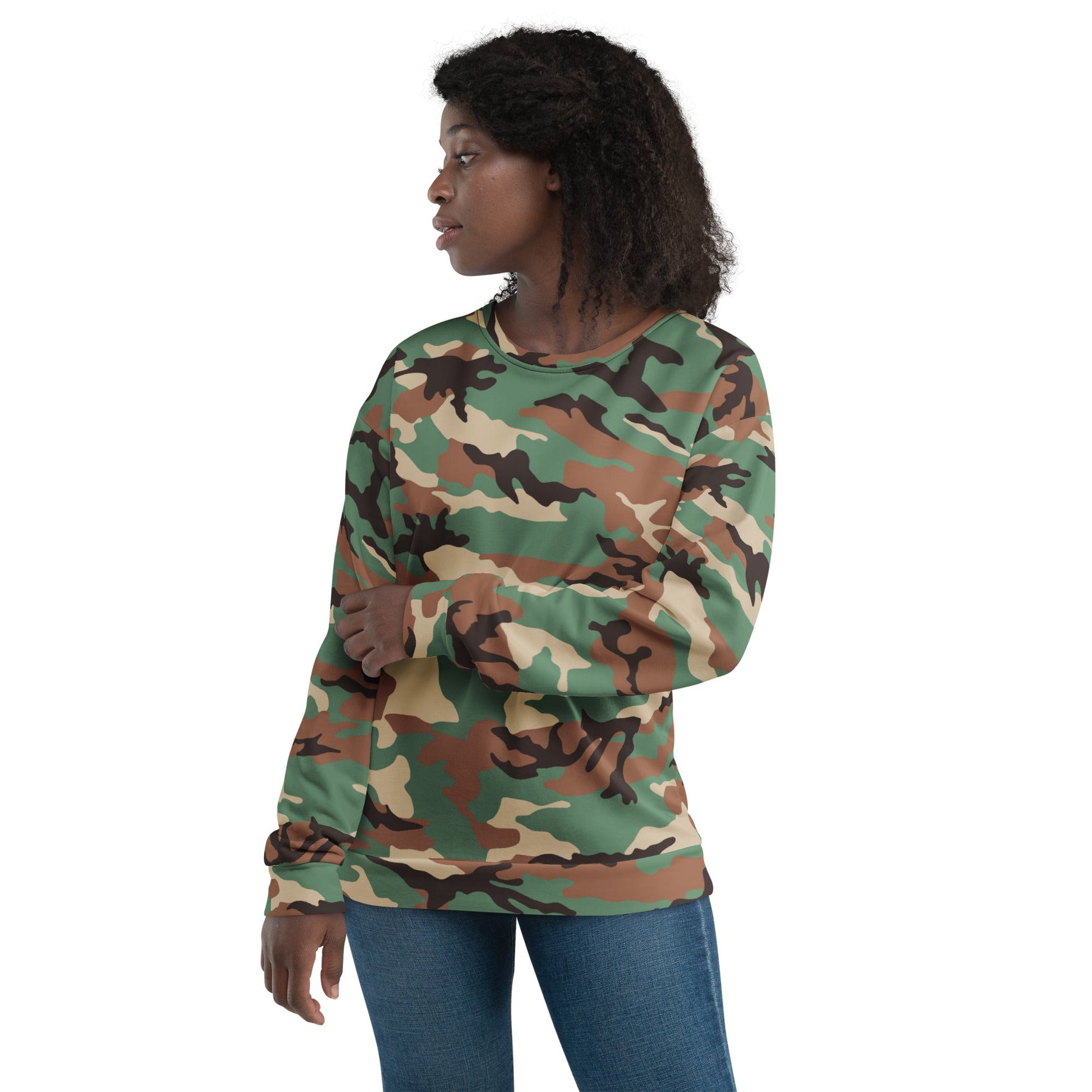 Syrian ERDL Leaf Woodland CAMO Unisex Sweatshirt - Sweatshirts