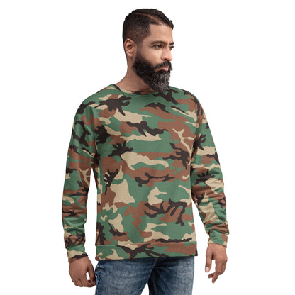Syrian ERDL Leaf Woodland CAMO Unisex Sweatshirt - Sweatshirts