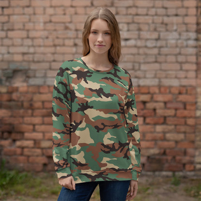 Syrian ERDL Leaf Woodland CAMO Unisex Sweatshirt - Sweatshirts