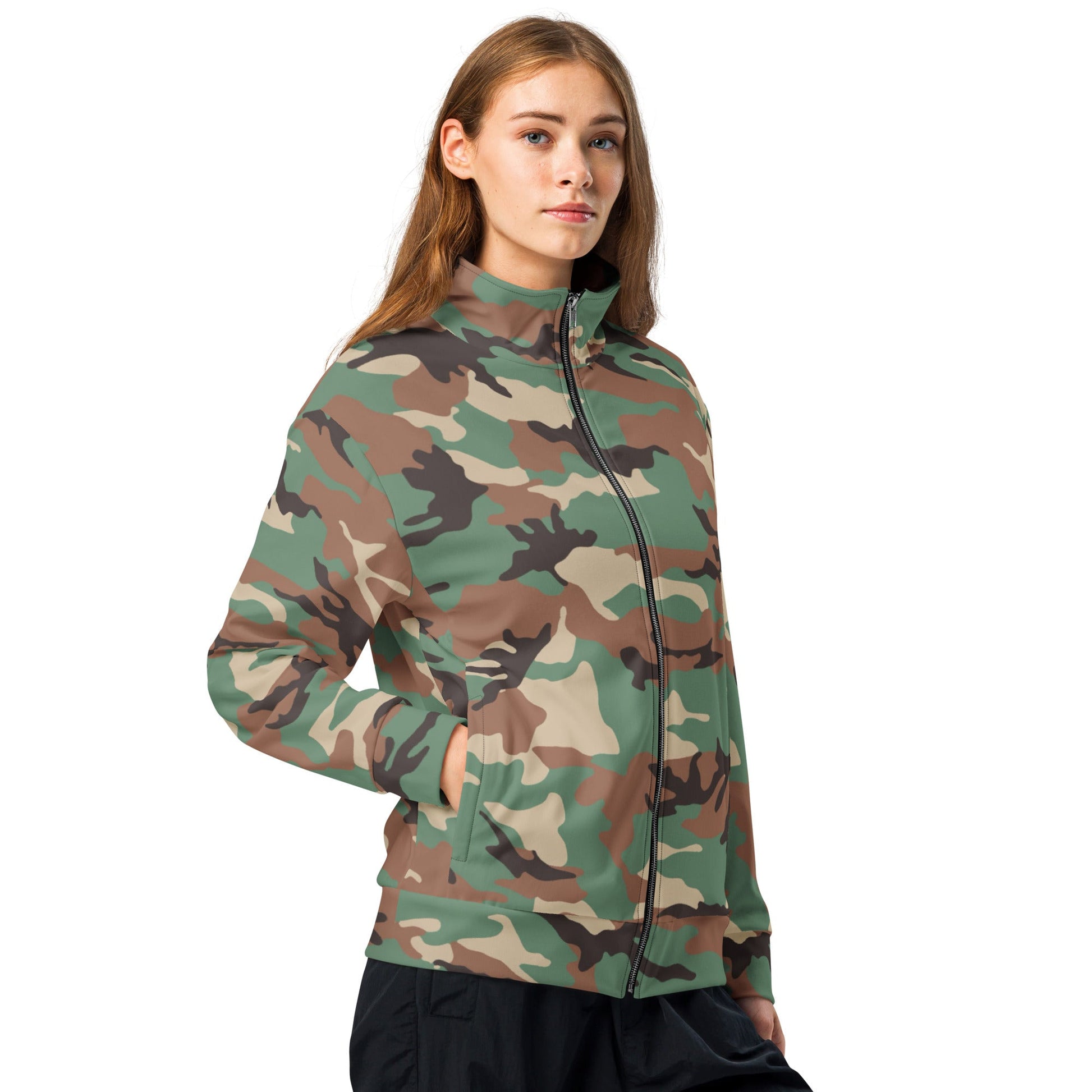 Syrian ERDL Leaf Woodland CAMO Unisex track jacket - Track Jackets