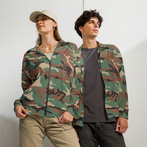 ERDL Leaf Syrian Woodland CAMO Unisex Track Jacket - 2XS