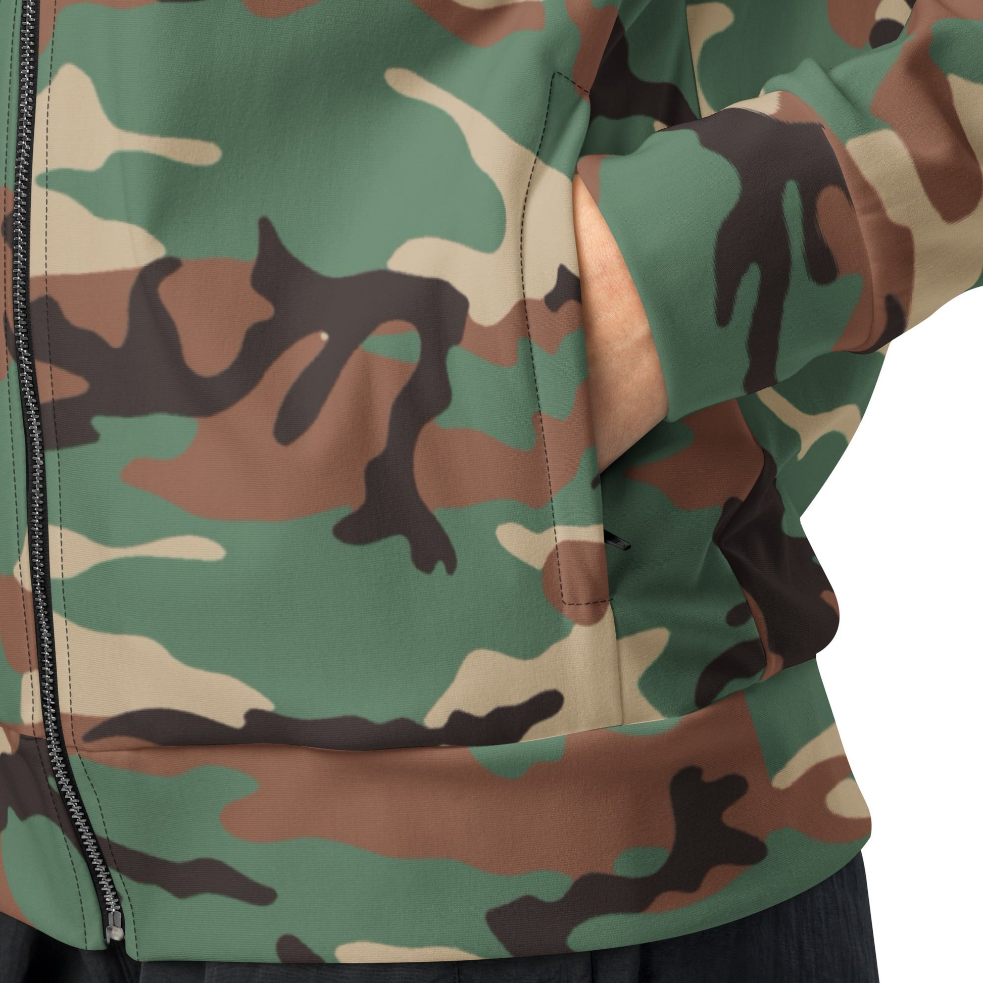 Syrian ERDL Leaf Woodland CAMO Unisex track jacket - Track Jackets